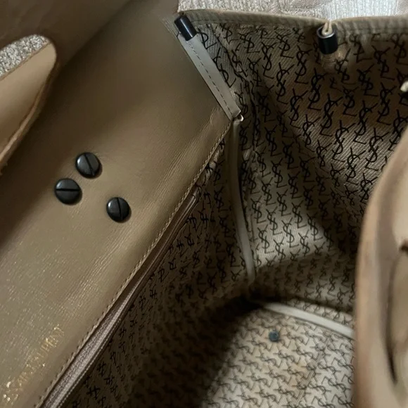 Yves Saint Laurent Vintage giraffe pattern weekender bag - Picture 7 of 15